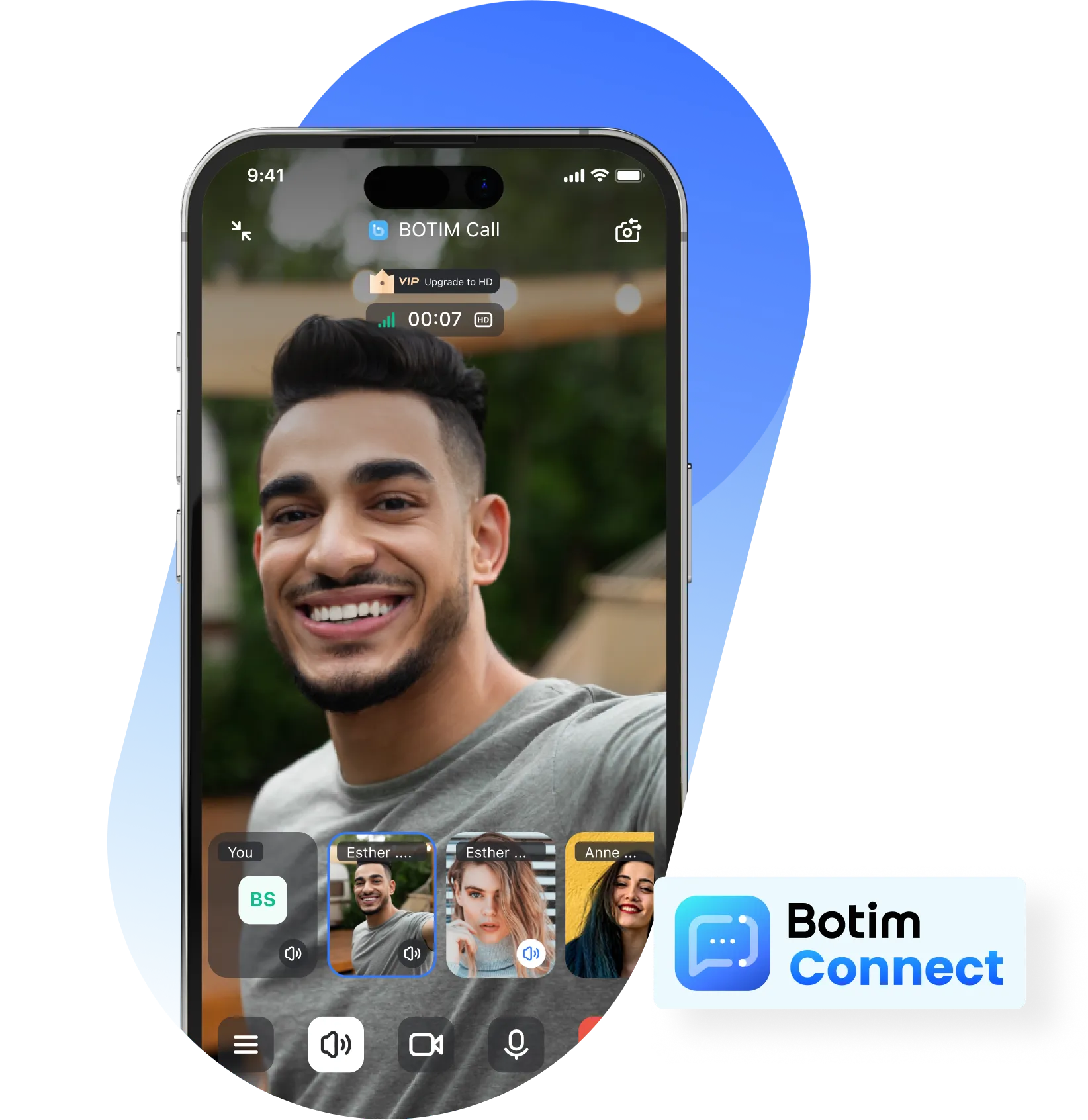 Person have a video call to the other person