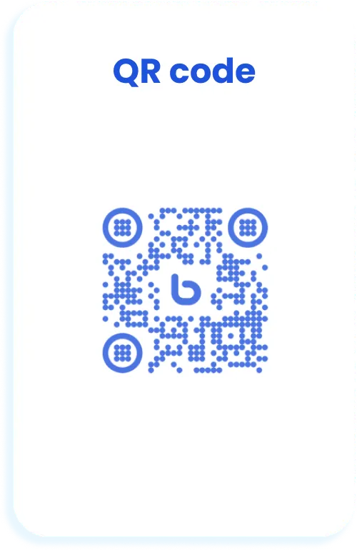 QR code card
