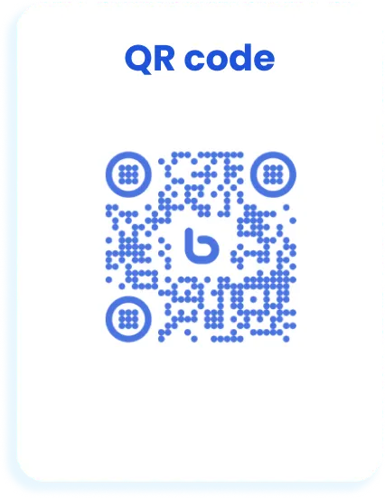 QR code card
